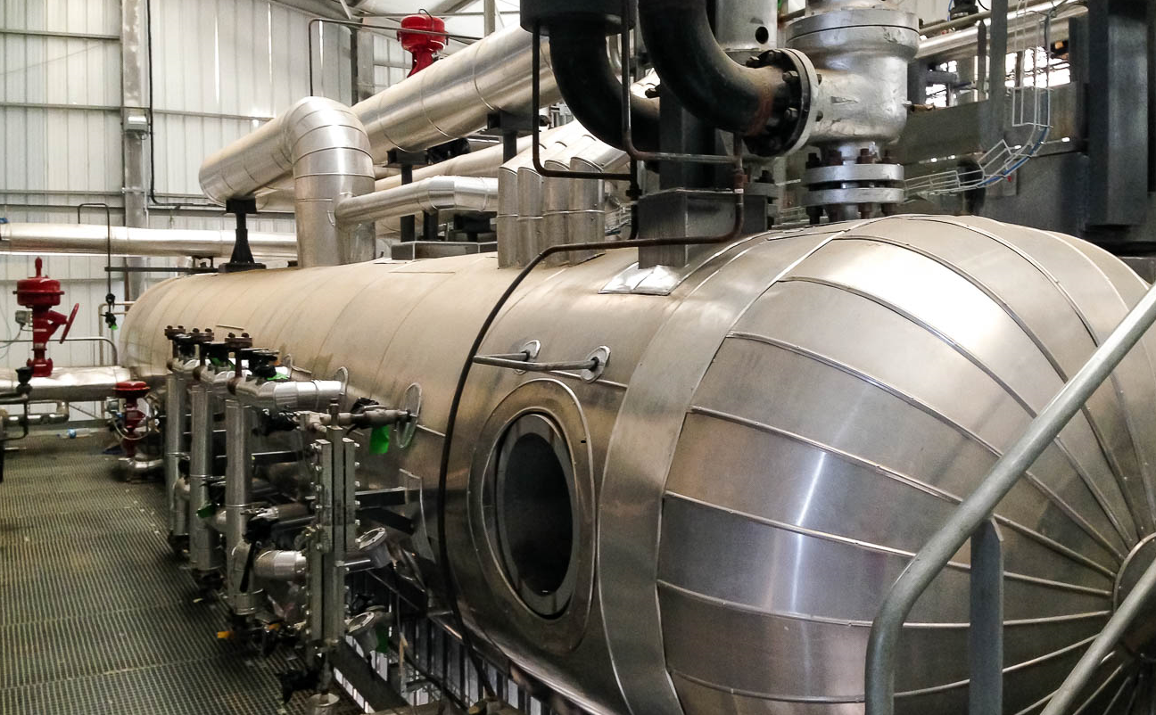 CEVITAL sugar refinery boilers before chemical descaling with AquaPick 1200